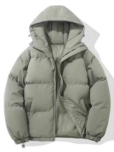 Dames winter puffer jacket met capuchon