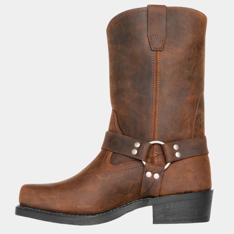 Dames cowboylaarzen leer klassiek design