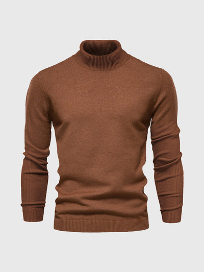 Heren turtleneck sweater katoen