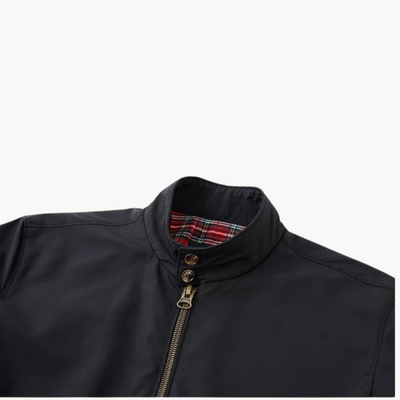 Heren Harrington jas met tartanvoering