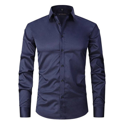 Heren overhemd slim fit stretch