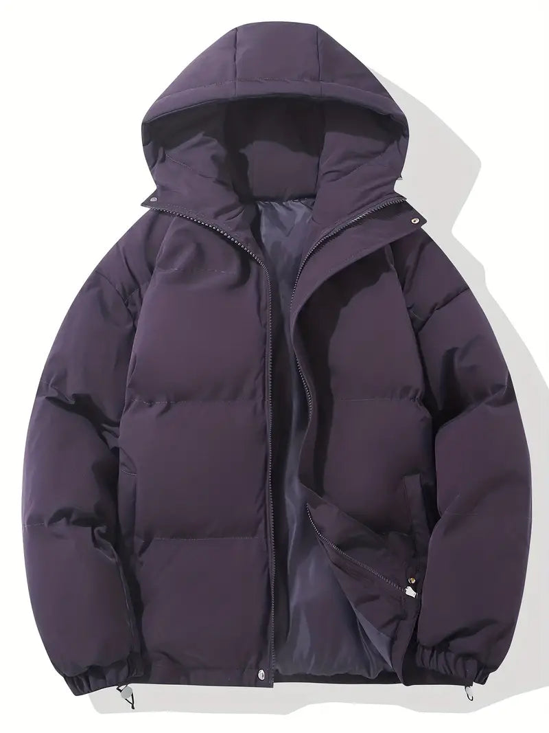 Dames winter puffer jacket met capuchon