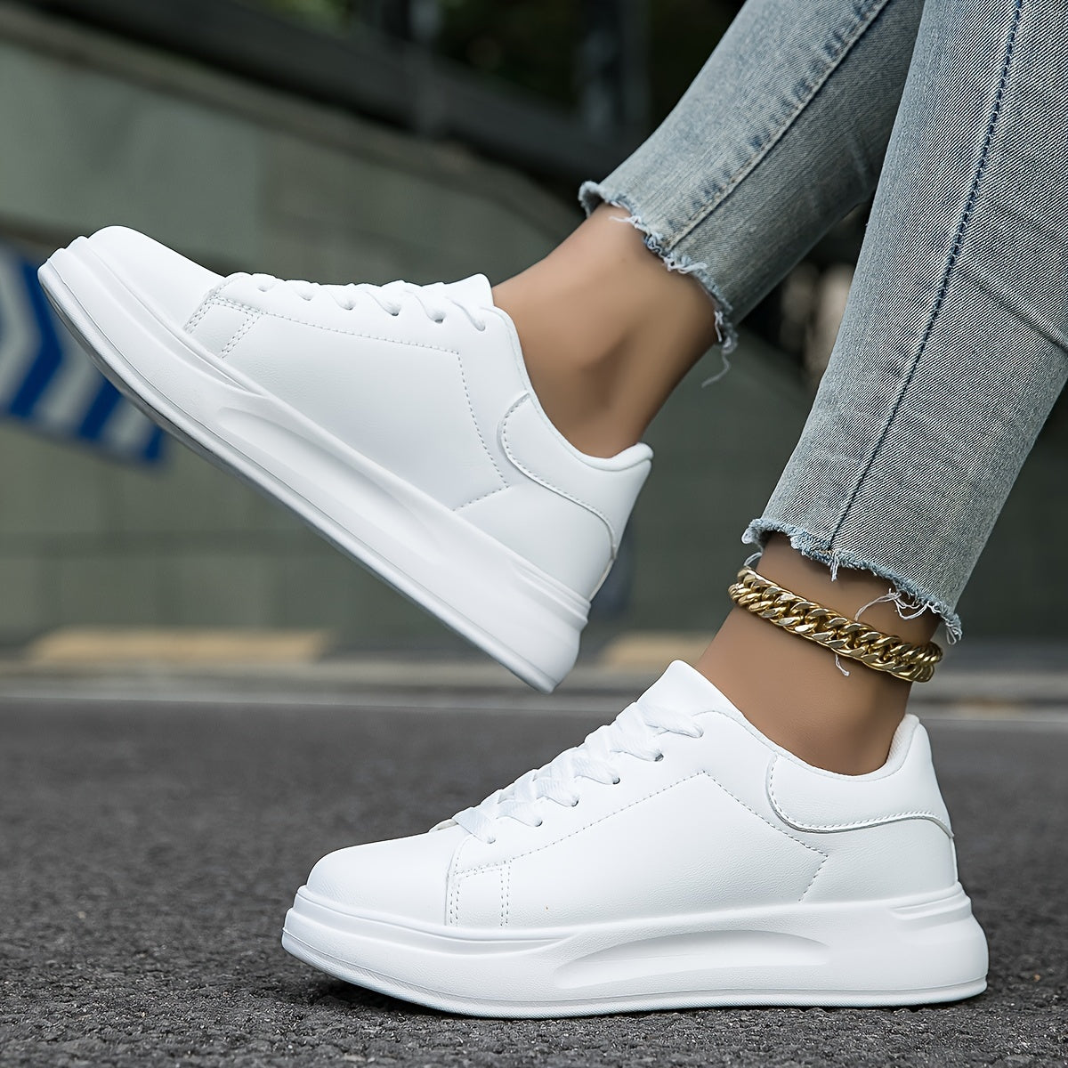 Dames orthopedische sneaker wit comfort