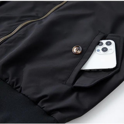 Heren Harrington jas met tartanvoering