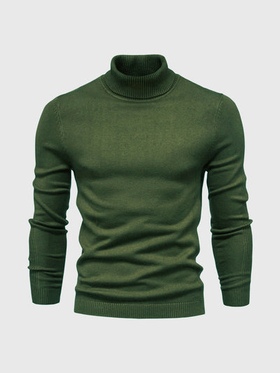 Heren turtleneck sweater katoen