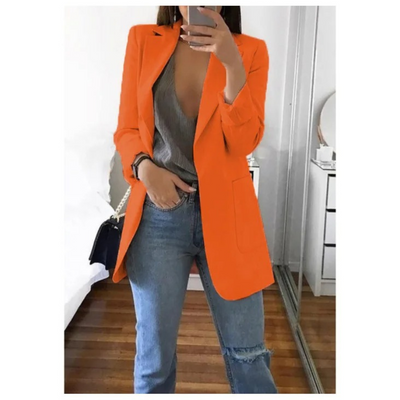 Dames Blazer Met Tijdloze Elegantie