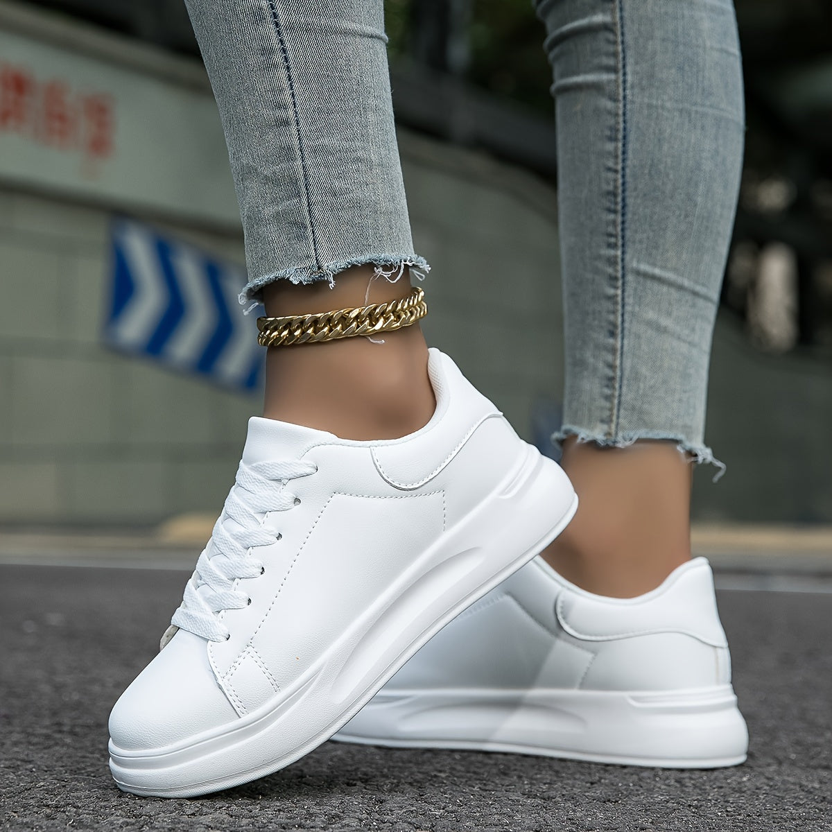Dames orthopedische sneaker wit comfort