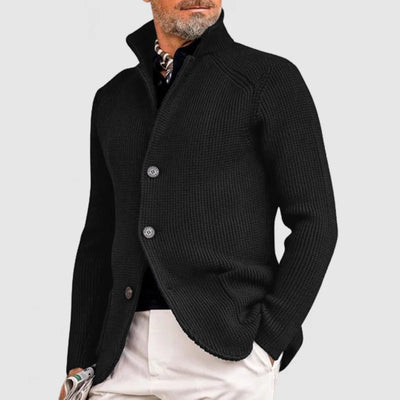 Heren knitted cardigan met zakken