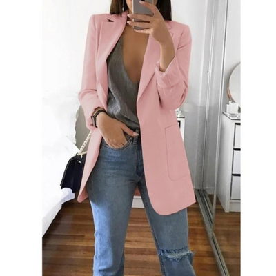 Dames Blazer Met Tijdloze Elegantie