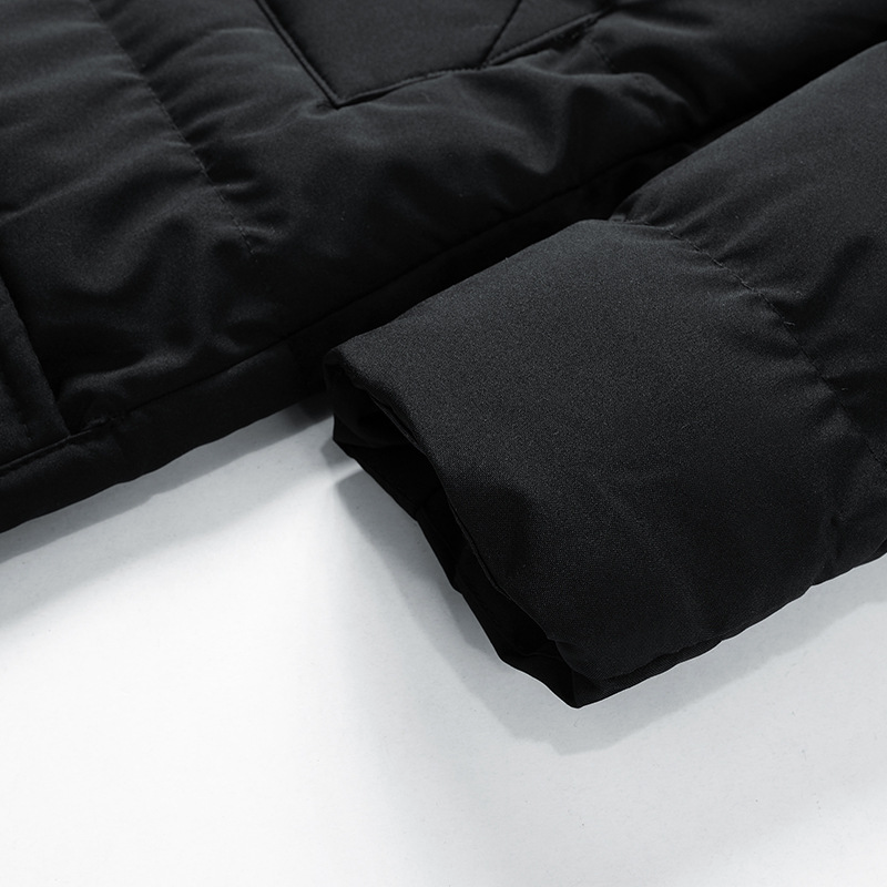 Heren padded long winter jacket
