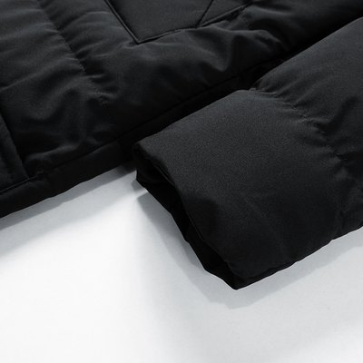 Heren padded long winter jacket