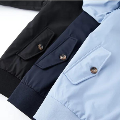Heren Harrington jas met tartanvoering