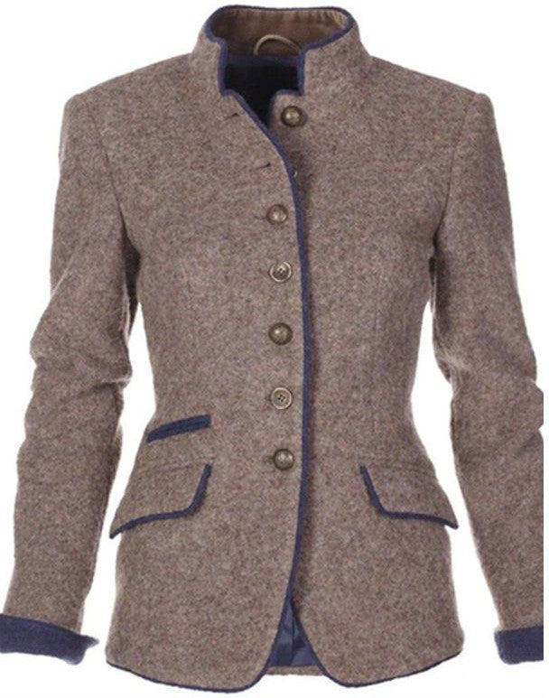 Dames elegante jacket unicolor