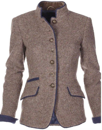 Dames elegante jacket unicolor