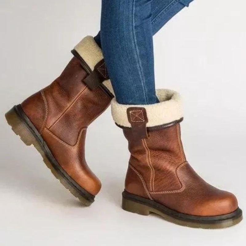 Dames Cowgirl Laarzen Met Warme Voering