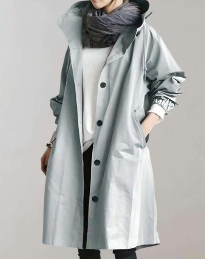 Dames Trenchcoat Losse Pasvorm