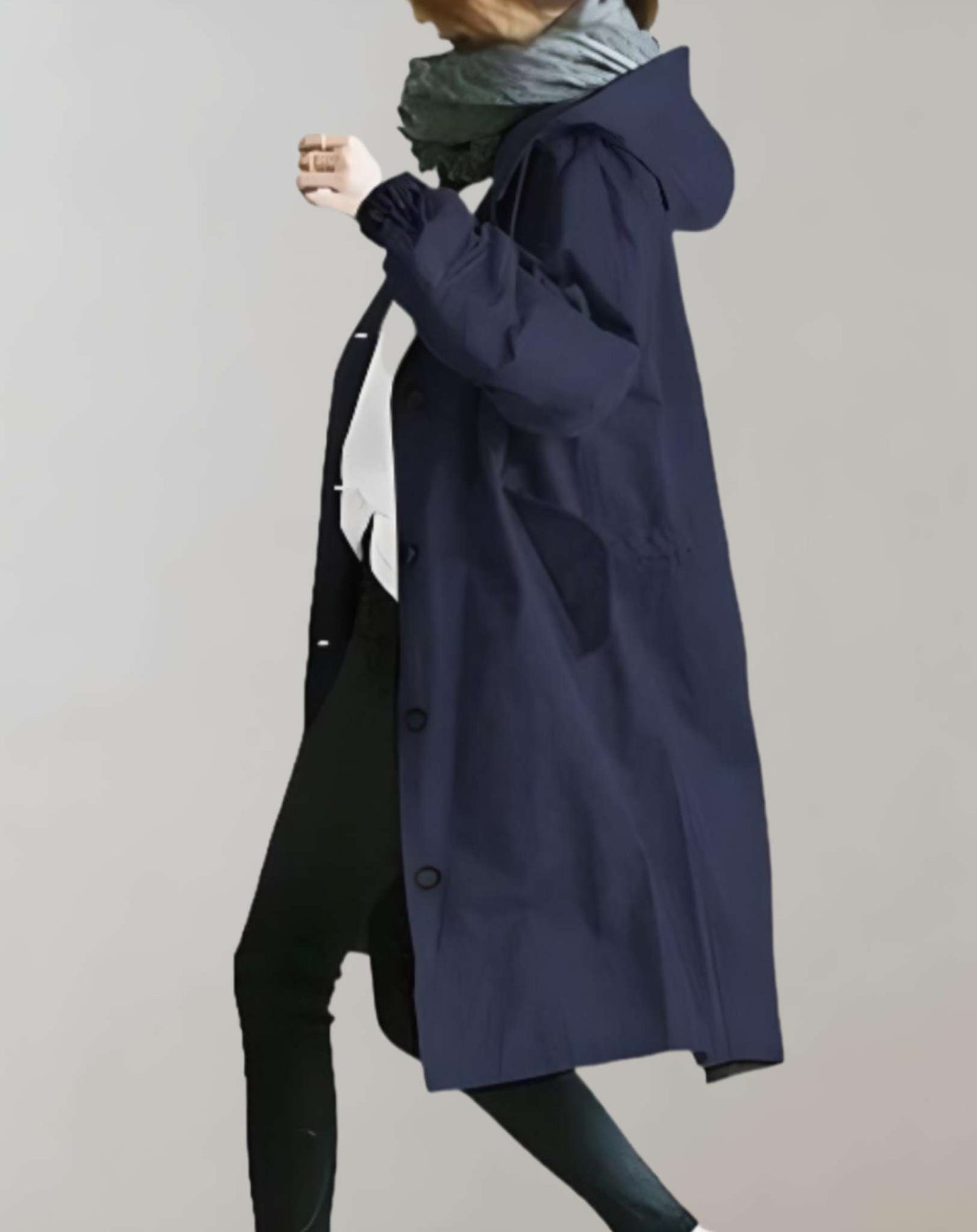 Dames Trenchcoat Losse Pasvorm
