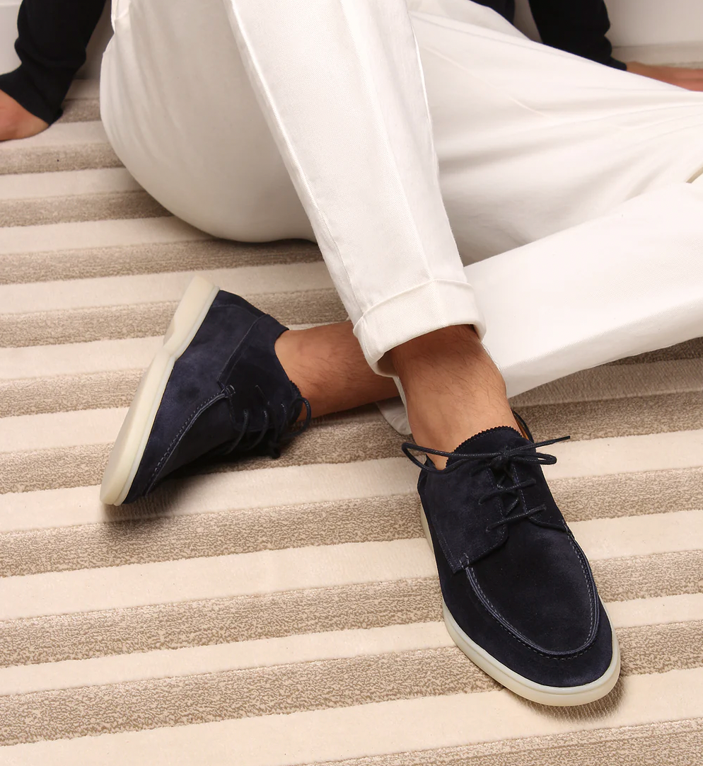 Heren suede loafers timeless design