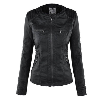 Dames jas met afneembare capuchon