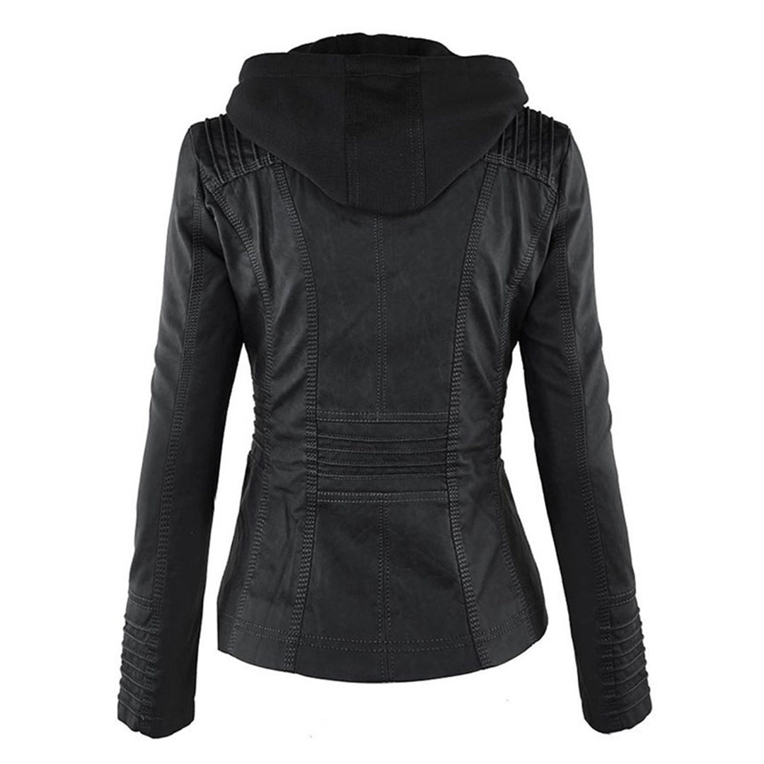 Dames jas met afneembare capuchon