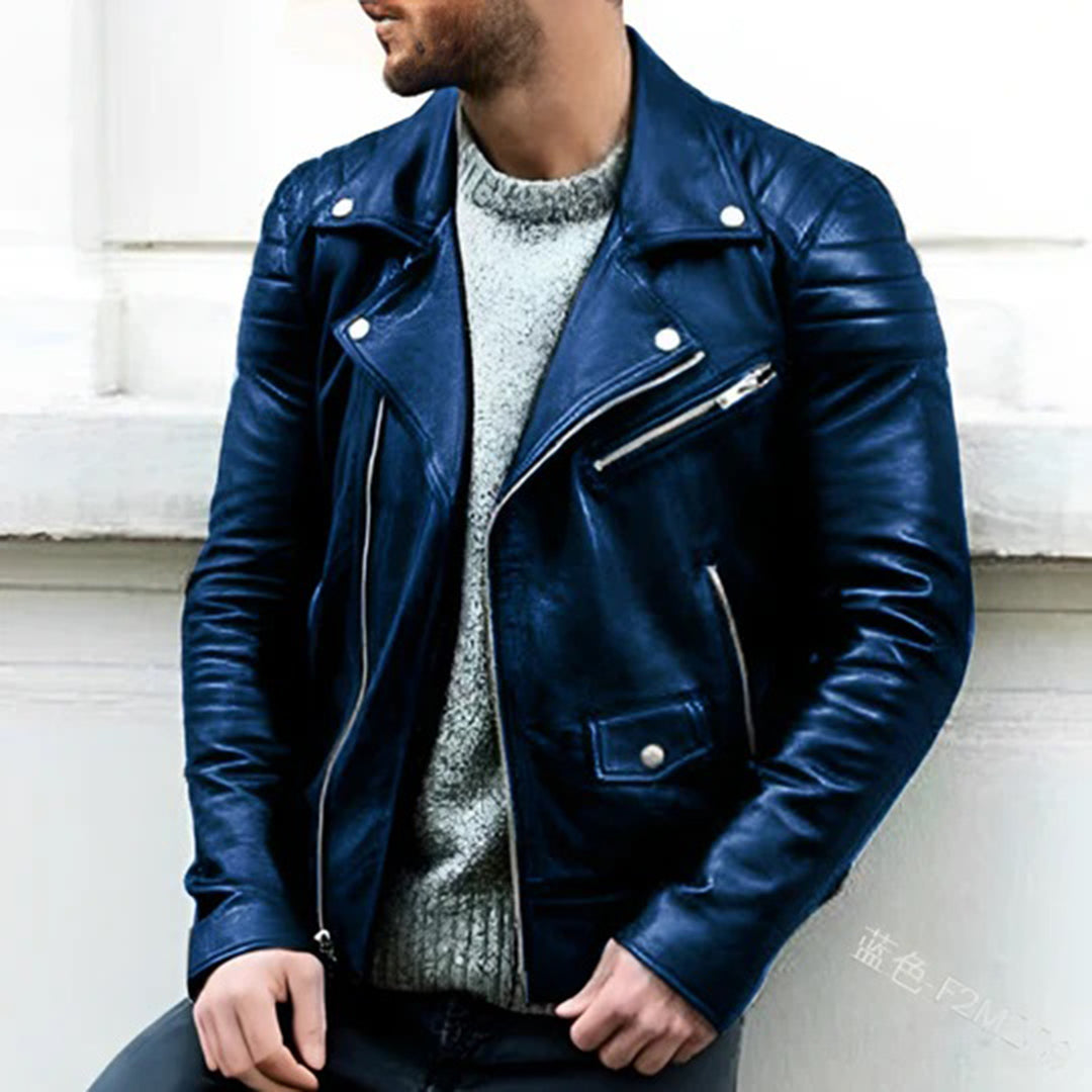 Heren Leren Bikerjack Urban Edge