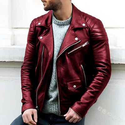 Heren Leren Bikerjack Urban Edge