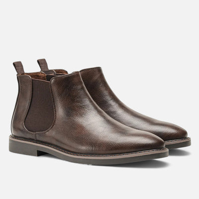 Heren Chelsea Boots Van Leer Elegant