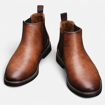Heren Chelsea Boots Van Leer Elegant