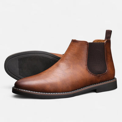 Heren Chelsea Boots Van Leer Elegant