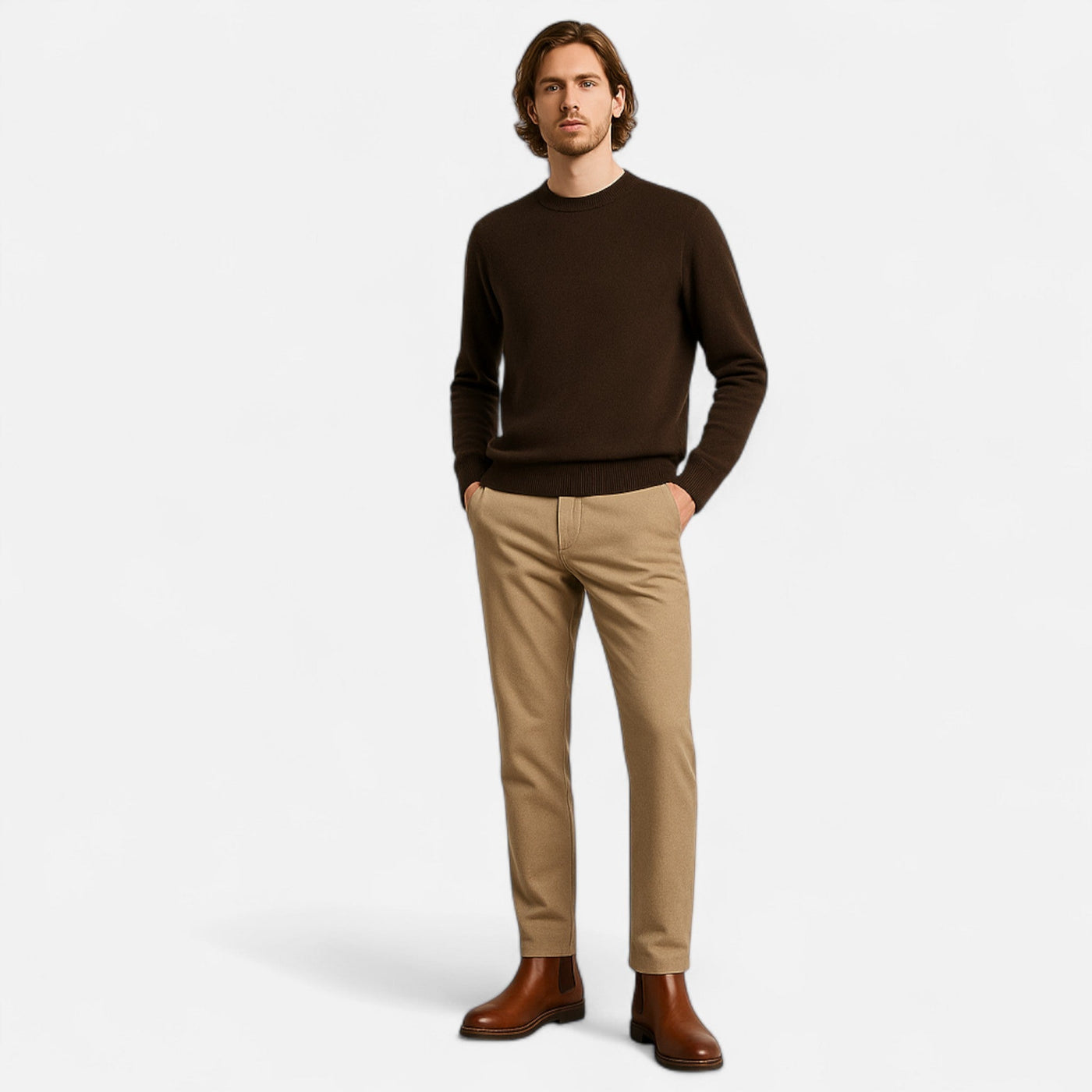Heren Chelsea Boots Van Leer Elegant
