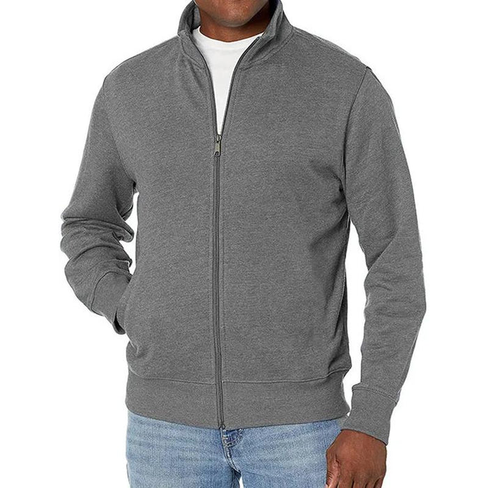 Heren full zip trui modern fit