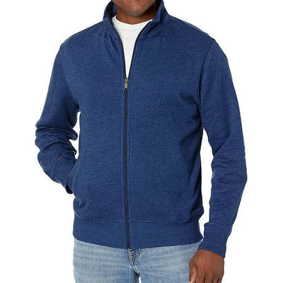 Heren full zip trui modern fit