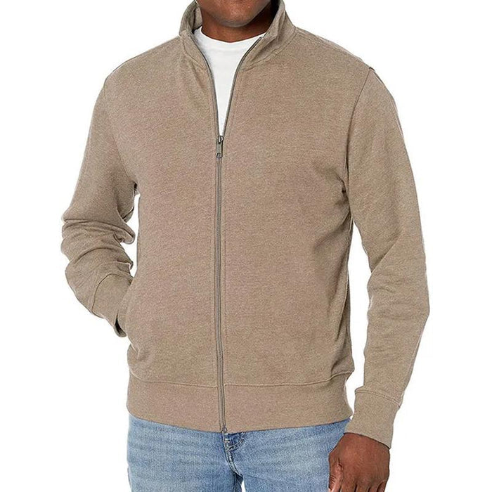 Heren full zip trui modern fit
