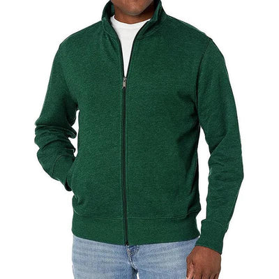 Heren full zip trui modern fit