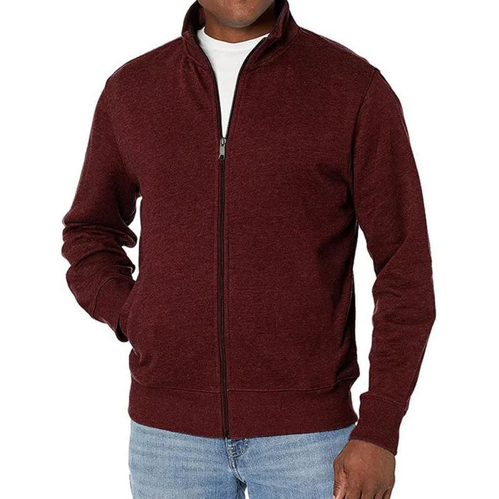 Heren full zip trui modern fit
