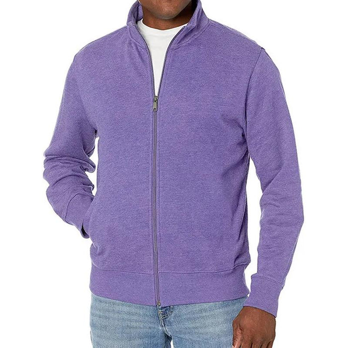 Heren full zip trui modern fit