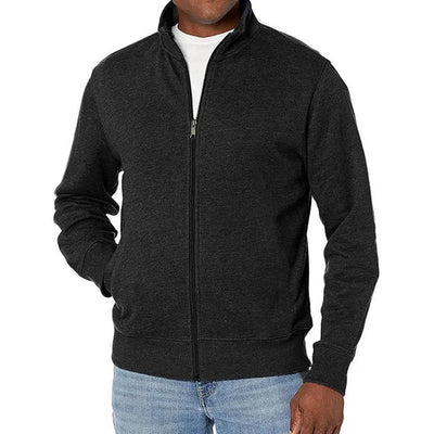 Heren full zip trui modern fit