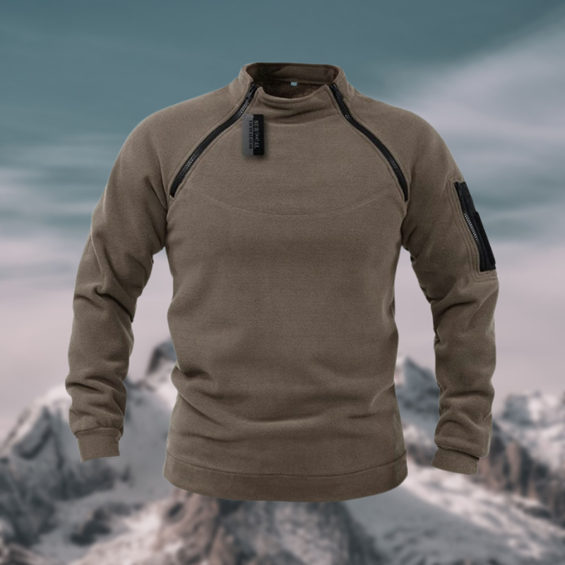 Heren Fleece Pullover Met Zakken