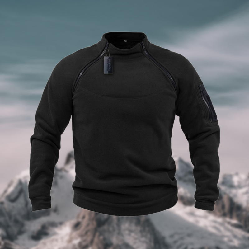 Heren Fleece Pullover Met Zakken