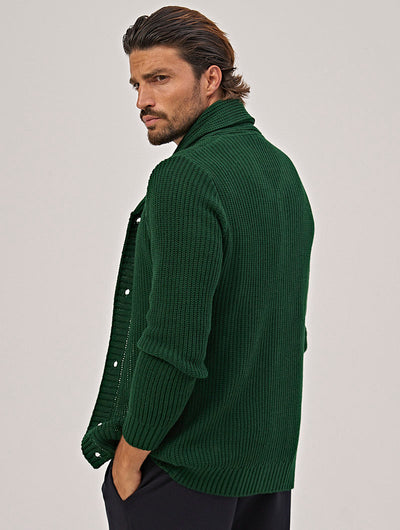 Heren Regular Fit Cardigan Met V-hals