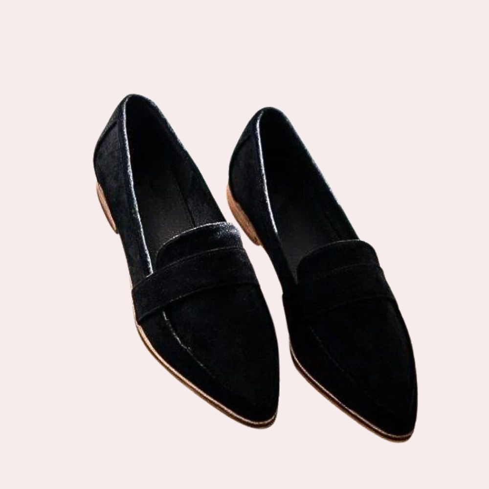 Dames Pantoffel in Suède-look