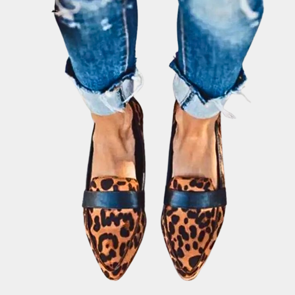 Dames Pantoffel in Suède-look