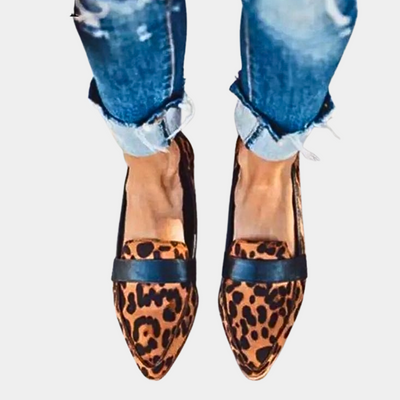Dames Pantoffel in Suède-look