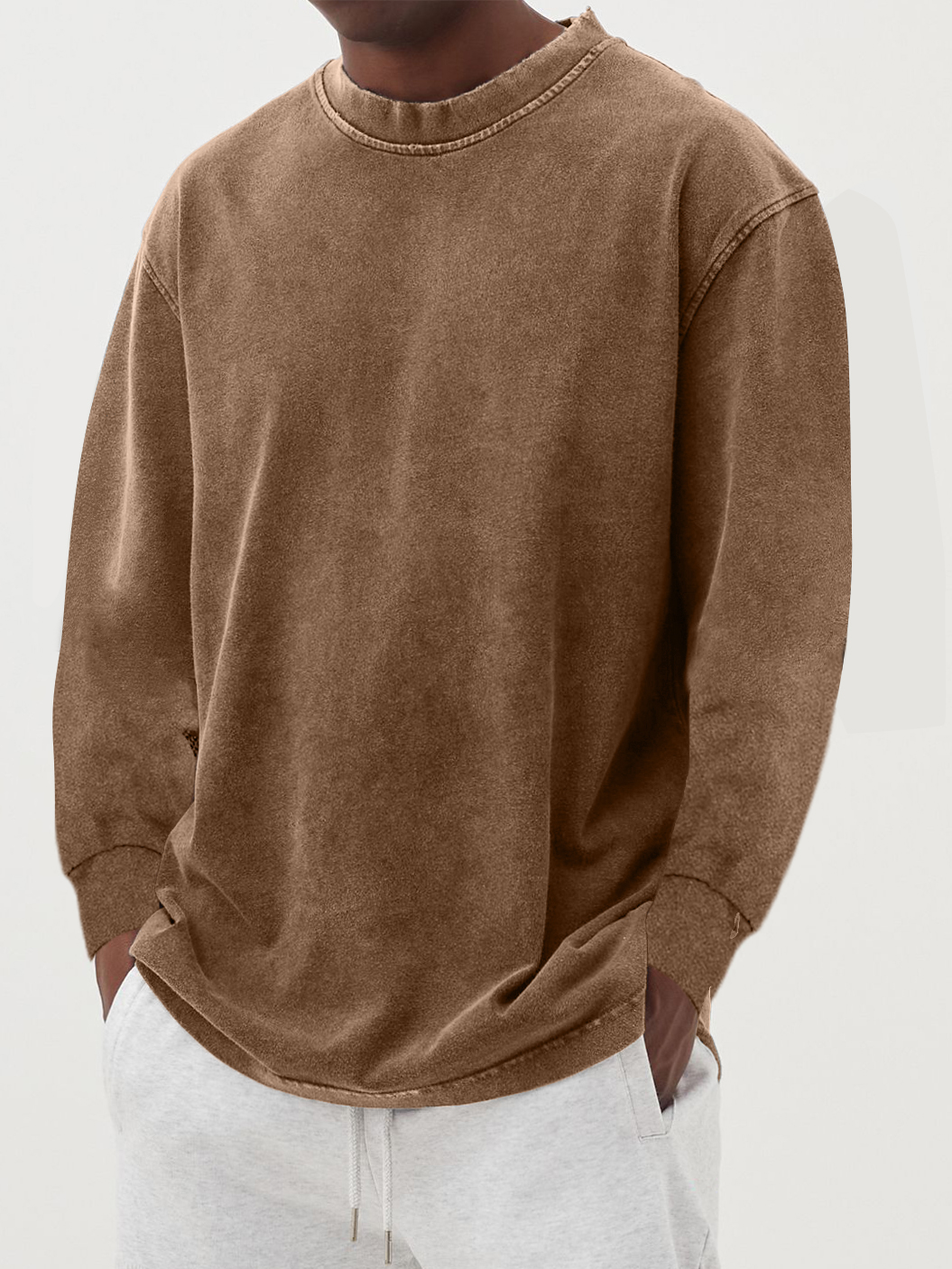 Heren Oversized Trui Relaxed Fit