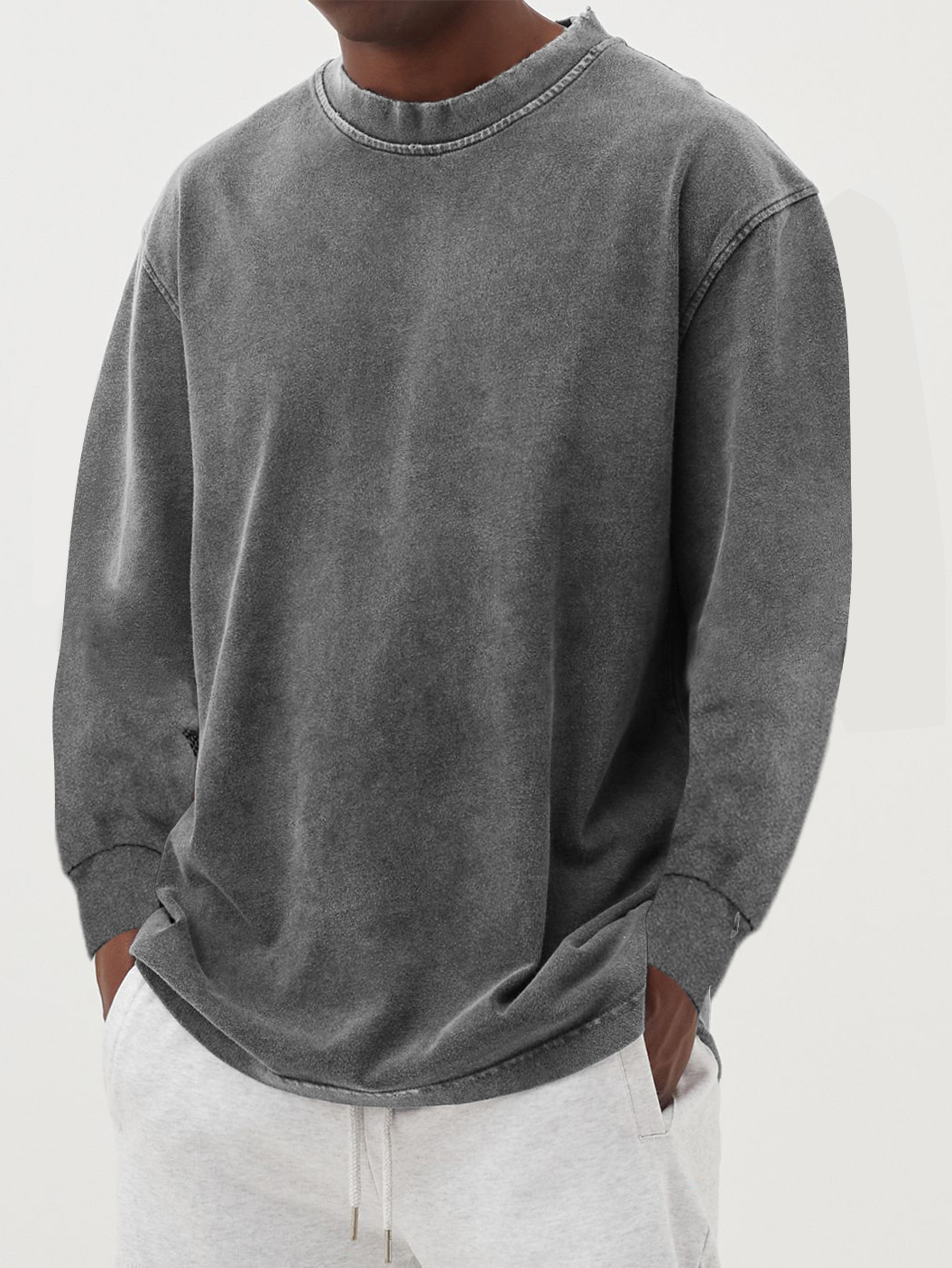 Heren Oversized Trui Relaxed Fit