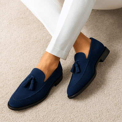 Heren Leren Loafers Bruin Verfijnd