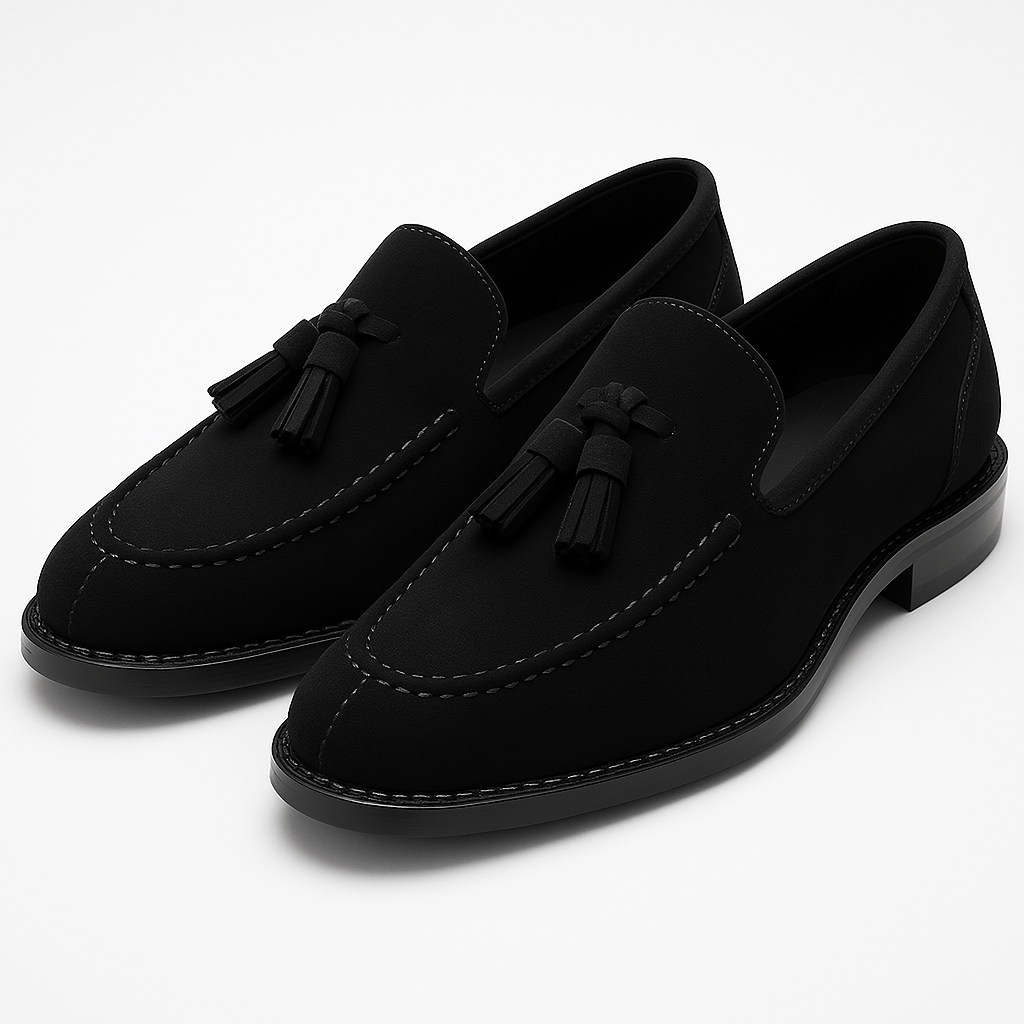 Heren Leren Loafers Bruin Verfijnd
