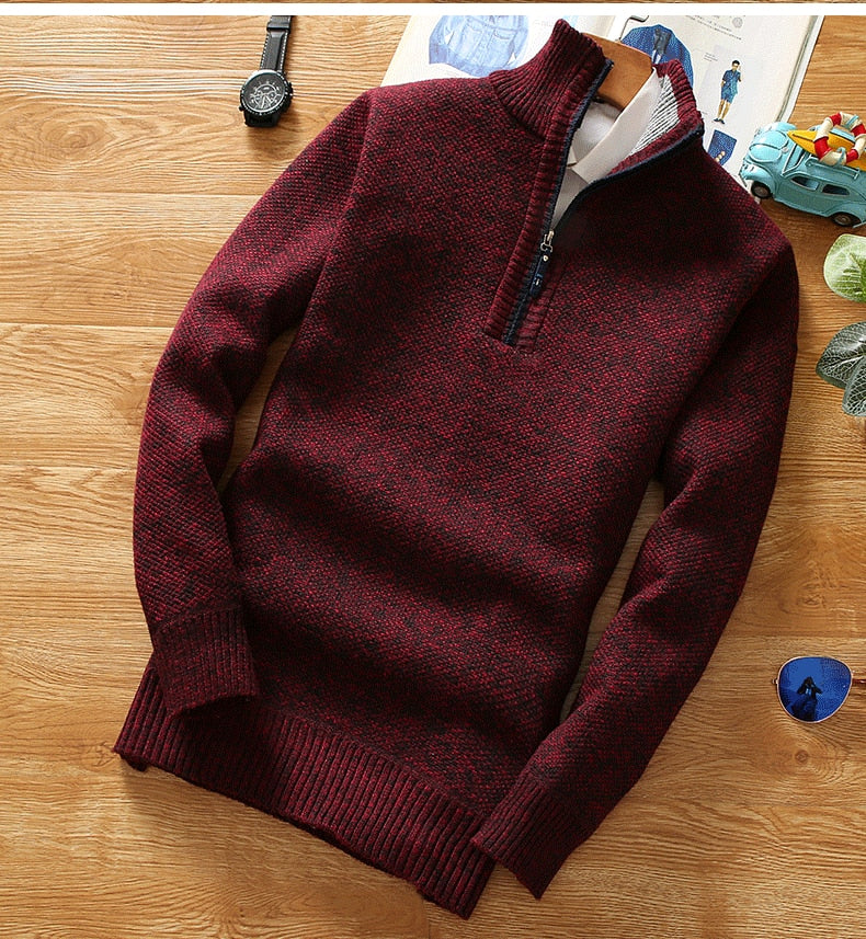 Heren Half-zip Sweater met Tijdloze Look