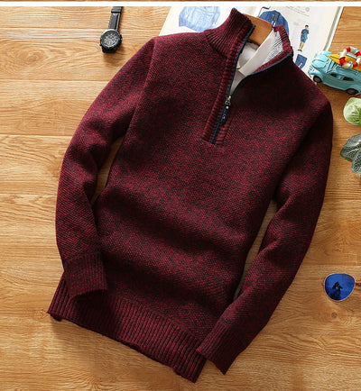 Heren Half-zip Sweater met Tijdloze Look