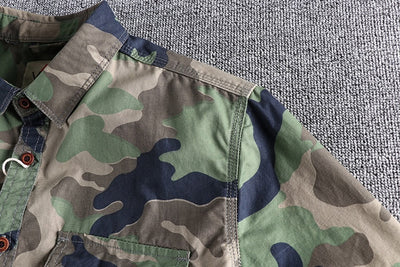 Heren Camouflage Cargoshirt